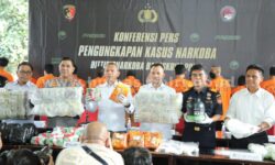 7 Kasus Narkoba dengan Barang Bukti 75 Kg Sabu dan 16 Tersangka Diungkap Bareskrim Polri