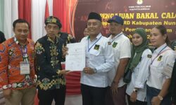 Serahkan Berkas Bacaleg ke KPUD, PBB Nunukan Target 3 Kursi DPRD