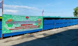 Ahli Waris Pemilik Tanah Pagar Lapak PKL di Pasar Klandasan