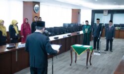Wagub Kaltim Lantik Dua Pejabat Fungsional Utama