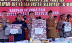 Polri Kembali Gagalkan Peredaran 169 Kg Sabu dan Ribuan Pil Ekstasi di Riau