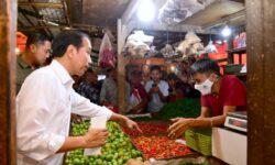 Bicara di Pasar Bogor, Jokowi: Menjaga Keseimbangan Harga Itu Tidak Mudah