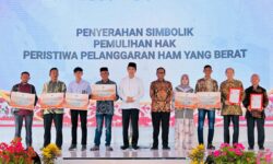 Di Pidie, Jokowi Luncurkan Program Pemulihan Hak Korban Pelanggaran HAM Berat