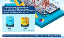 Dibandingkan Mei 2023, Cadangan Devisa Juni Turun