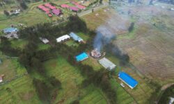 Bangunan SMA Negeri 1 Ilaga Dibakar KKB Papua