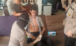 Korban Terjerat Kabel Optik Dirawat di RS Polri