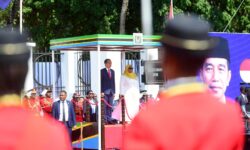 21 Dentuman Meriam Kehormatan Upacara Kenegaraan Sambut Jokowi di Dar Es Salaam