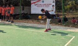 Desa Laburan Baru Gelar Turnamen Bola Voli, Al Aziz Abdillah Ajak Masyarakat Hidup Sehat