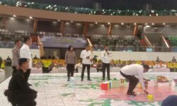 Polda Kaltim Gelar Simulasi Pengamanan Pemilu 2024 di Convention Hall Samarinda