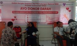 Dishub Kaltim Gelar Donor Darah Jelang Peringatan Harhubnas 2023