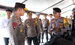 Kapolda Kaltara Cek Kesiapan Operasi Mantap Brata Polres Nunukan dan Gudang Logistik KPU