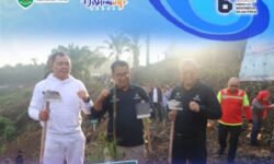 Pj Gubernur dan Bupati Paser Tanam Pinus di Gunung Boga