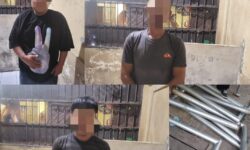 Polisi Ringkus Tiga Maling Aset UPTD Pasar Pagi Kerugian Rp 90 Juta