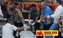 Polres Nunukan Musnahkan 15 Kg Sabu, 71 Butir Ekstasi dan 19 Botol Liquid Ganja Sintetik