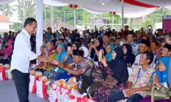 Jokowi ke Salatiga Pastikan Penyaluran Bantuan Pangan
