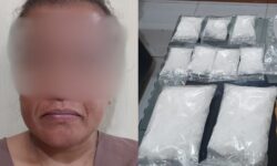 Diupah Rp 10 juta, IRT Asal Palu Ditangkap Bawa Sabu 1.350 Gram