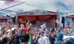 Ribuan Warga Samarinda Hadiri Kampanye Akbar Partai Gerindra