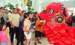 Imlek, Ada Barongsai di Bandara SAMS Sepinggan Balikpapan