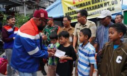 PT Kilang Pertamina Balikpapan Salurkan 193 Paket Bantuan untuk Korban Kebakaran Klandasan Ulu