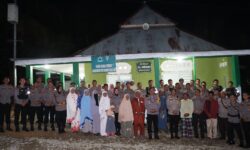 Samapta Polres Nunukan Gelar Bakti Sosial Ramadhan di Kampung Timur