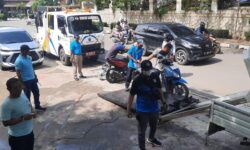 Dishub Tertibkan Parkir Liar di Taman Samarendah, 4 Kendaraan Terjaring