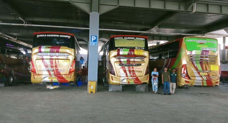Arus Balik Lebaran, Bus dari Samarinda Angkut 1.147 Orang Kembali ke Banjarmasin