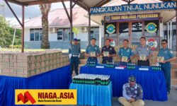 TNI AL Nunukan Gagalkan Penyelundupan 7.200 Botol Minyak Rambut asal Indonesia ke Malaysia