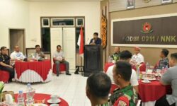 Direktur C Bais TNI Bahas Kerawanan di Wilayah Kabupaten Nunukan