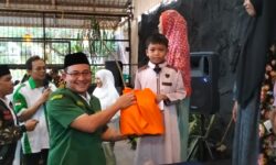 Buka Puasa Bersama, Kader GP Ansor dan Banser Santuni Anak Yatim