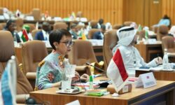 Menlu Retno Serukan Persatuan Bela Keadilan dan Kemanusiaan Palestina