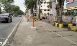 Dishub Samarinda Kembalikan Fungsi Trotoar di Depan Mall Samarinda Square