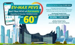Beli Tiket PEVS 2024 di Aplikasi PLN Mobile, Dapat Diskon Tambah Daya Hingga 60 Persen