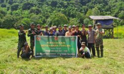 Kehilangan Sawah Sejak 2007, TMMD 2024 Buka Lahan Ketahanan Pangan di Desa Atap