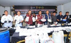 Berkedok Kantor EO, Polri Berhasil Bongkar Pabrik Narkoba di Malang