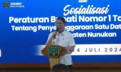 Diskominfotik Nunukan Gelar FGD dan Sosialisasi Perbup Satu Data Indonesia