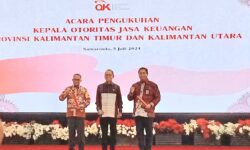 Parjiman Jabat Kepala OJK Kaltimtara, Akmal Pesan Inovasi Baru Kembangkan UMKM