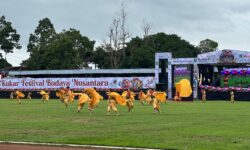 Tari Massal Gema Budaya Etam Jadi Pembuka KFBN 2024