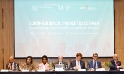 Sri Mulyani Soroti Pembiayaan Iklim Berkelanjutan Di Diskusi Panel COP28-G20 Brazil Finance Track Event