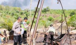Satgas Penanggulangan Tambang Ilegal Tutup 93 Sumur Minyak di Musi Banyuasin
