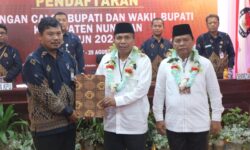 Basri – Hanafiah Bapaslon Bupati dan Wakil Bupati Pertama Daftar di KPU Nunukan