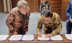 Sejumlah Kementerian dan Lembaga Keuangan Tandatangani Perjanjian Kerja Sama LCT