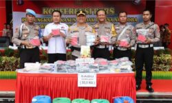 Serius Berantas Narkoba, Polres Lamandau Tangkap Bandar dan Sabu 50,6 Kilogram