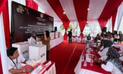 Libatkan 598 Pemilih, KPU Balikpapan Simulasi Pemungutan Suara Pilkada 2024