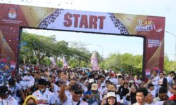 KPU Balikpapan Ajak Warga Jadi Pemilih Cerdas Lewat Jalan Sehat
