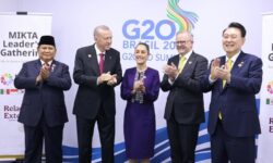 Presiden Prabowo Bertemu Para Pemimpin MIKTA di KTT G20 Brasil