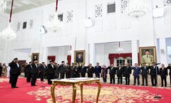 Presiden Ambil Sumpah Pimpinan dan Dewas KPK 2024-2029