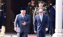 Presiden Prabowo Disambut Upacara Kenegaraan di Istana Kepresidenan Al Ittihadiya Mesir