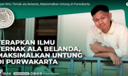 Adrian Basundara Terapkan Ilmu Ternak ala Belanda di Purwakarta