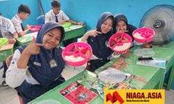 Pelajar SMPN 1 Nunukan Santap Habis Makanan Bergizi Gratis Pukul 12:00 Wita