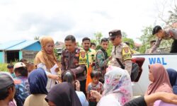 Jelang Ramadhan 1446H, Polres Nunukan Gandeng Mahasiswa dan OKP Berbagi Paket Sembako